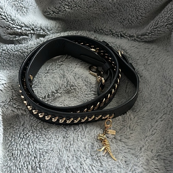 Coach Novelty Strap with Chain and Rexy Charm - Picture 2 of 11